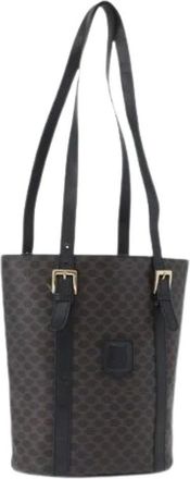 Celine Pre-owned Tote Bags, female, Black, Size: ONE SIZE Pre-owned Canvas Tote Bag