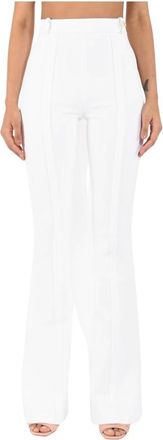 Elisabetta Franchi Mujer, Pantalones, Blanco, Talla: M