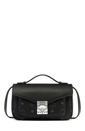 MCM Tracy Crossbody in Visetos in Black at Nordstrom