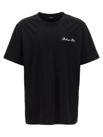 Tシャツ・カットソー BALMAIN SS25 T-SHIRT WITH LOGO (EH1EG010BB73 UMA) Men's Balmain T-Shirts − Shop now up to −70% | Stylight