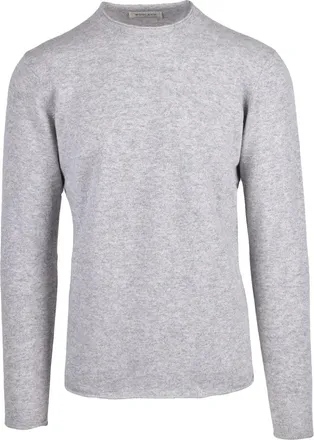 Wool & Co Crew Neck Pullover In Ultra-Soft Merino Wool And Cashmere Blend