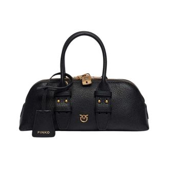 Pinko Pinko - Escape Bag - Dames - Tassen - Zwart - Maat: ONE Size Katoen