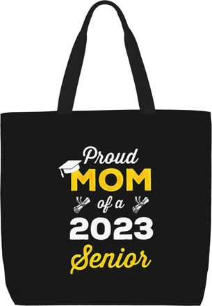 Generic Women Handbag Proud Mom Of A 2023 Senior Tote Bag Girls Fashion Beach Travel Bags, For Daily, School, Gym, Christmas, Birthday