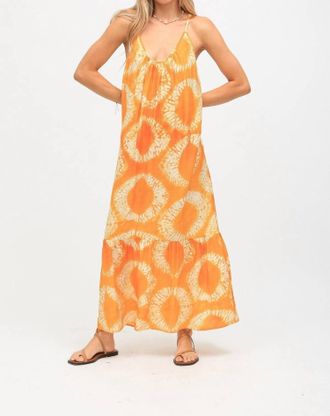 Electric & Rose Laney Dress In Tangerine