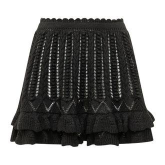 Isabel Marant Dames, Rokken, Zwart, Maat: S Katoen