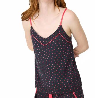 PJ Salvage Sweet Dreams Camisole Top In Black