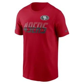 Nike San Francisco 49ers Sideline Team Issue Nike Mens Dri-FIT NFL T-Shirt in Red | 02ET6DL9B-TF9