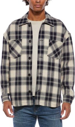 Reiss Endurance Embroidered Wool-Blend Shirt