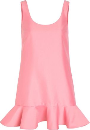 Self Portrait Peplum Taffeta Mini Dress - Pink - 12 (UK12 / M)