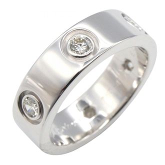 Cartier White Gold White Gold (18K) Band Ring (Pre-Owned)