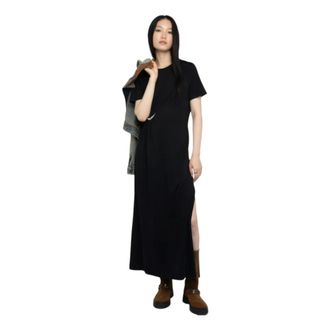 Zadig&Voltaire Maxi Dresses, female, Black, Size: S Dress Raja