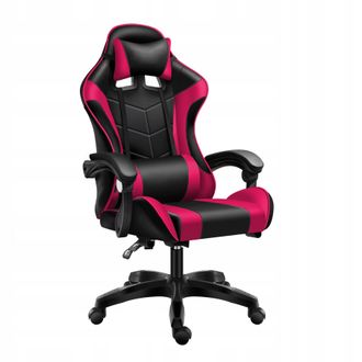 OEM Silla Gaming Game Extreme, De Piel Ecol&oacute;gica, Negra Y Burdeos, Fg-009