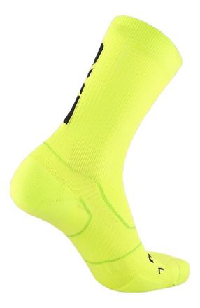 2XU Vectr Light Cushion Crew Socks in Volt/black at Nordstrom, Size Medium