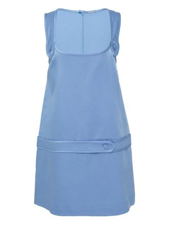 Alexis June mini-jurk met vierkante hals - Blauw