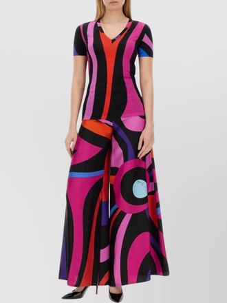 Pucci marble print slim-fit t-shirt