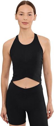 Beyond Yoga Impulse Ribbed High Neck Tank Top Womens Clothing Black Onyx : LG, Elastane/Polyamide