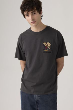 Levi's Camiseta Graphic Vintage Fit - Hombre - XL - Negro / Horseshoe Bison Phantom