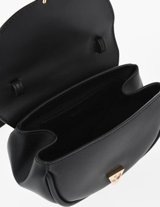 Versace Leather Shoulder Bag VIRTUS With Removable Strap Versace