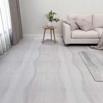 vidaXL vidaXL Tavole per Pavimenti 55 pcs Grigio chiaro 5,11 m&sup2; PVC
