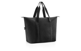 Reisenthel Reisetasche REISENTHEL weekender M Mesh Black, Damen, Gr. B/H/T: 40cm x 28cm, schwarz, Kunststoff, Polyester, Taschen Reisetasche