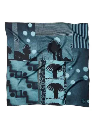 Versace Foulard 90X90 Silk Twill Bio Print
