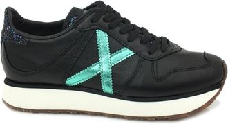 Munich Sneakers - Dames - Sneakers - Zwart - 39 EU - Leer - Schoenen
