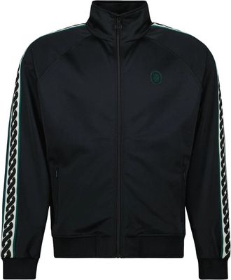 Dr&ocirc;le de Monsieur La Veste Survet - Heren - Trainingsjackets - Zwart - S - Katoen - Fitness