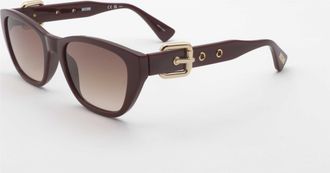 Moschino Womens 55mm Red Sunglasses