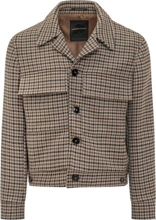 Gabriele Pasini houndstooth jacket - Brown