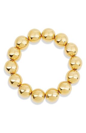 SHYMI Beaded Ball Stretch Bracelet in Gold at Nordstrom