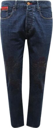 Armani Heren, Jeans, Blauw, Maat: W32 Denim