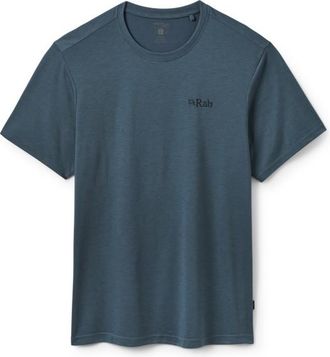 RAB Crimp Logo Tee Funktionsshirt f&uuml;r Herren | blau