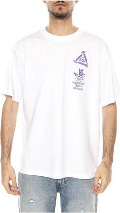 Edwin Hardware Store Shibuya T-shirt - Heren - T-shirts - Wit - M - Katoen - Tops