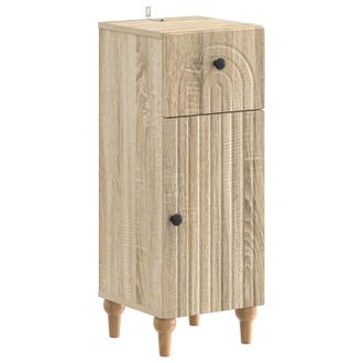 vidaXL Armario De Almacenamiento Para Ba&ntilde;o Alkmaar Roble Sonoma Vidaxl
