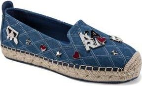 Karl Lagerfeld Malvie Espadrille Flat in Blue at Nordstrom Rack, Size 6.5