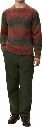 Les Deux Brad Gradient Knit Jumper In Dark Clay Orange
