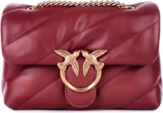 Pinko Pinko, Dames, Tassen, Rood, Maat: ONE Size Leer