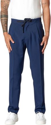 Entre Amis Broek met kant - Heren - Wijde Broeken - Blauw - W36 - Broeken