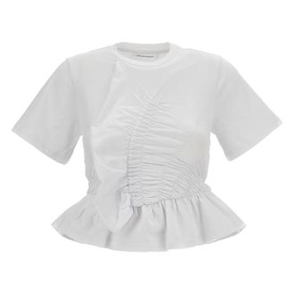 Cecilie Bahnsen Dames, Tops, Wit, Maat: M