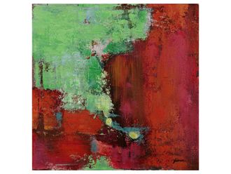 Schubiger M&ouml;bel Bild Kontraste in Rot und Gr&uuml;n