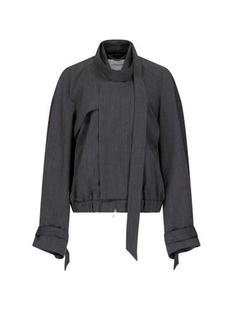 Victoria Beckham Jacket With Scarf Detail