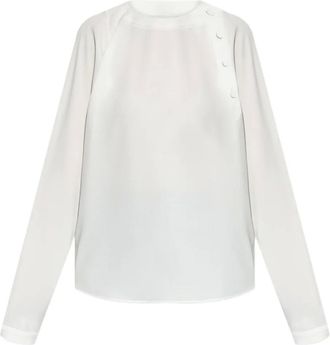 Emporio Armani Blusa con maniche raglan - Bianco