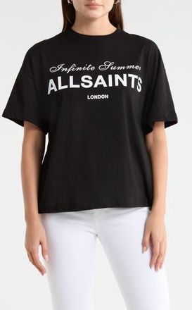 AllSaints Avril Graphic T-Shirt in Black at Nordstrom Rack, Size X-Small