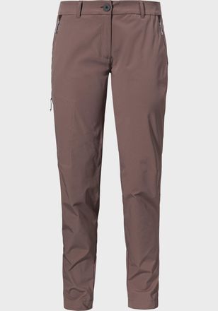 Sch&ouml;ffel Outdoorhose SCH&Ouml;FFEL CIRC Pants Style Smue WMS, Damen, Gr. 40, Normalgr&ouml;ssen, lila (3905, braun), Oberstoff: 100% Polyester, Hosen Outdoorhose