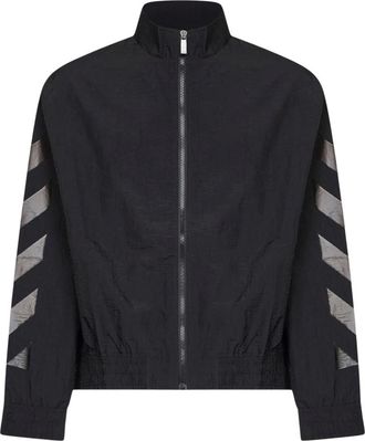 Off-white Tracktop - Heren - Jassen - Zwart - Maat: S Zijde