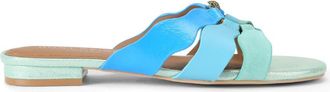 Kurt Geiger Sun Wave Slide Sandal in Open Blue at Nordstrom, Size 7.5Us