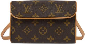 Louis Vuitton 2004 Pochette Florentine belt bag - women - Canvas - One Size - Brown