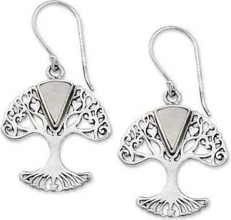 Samuel B. Mother-of-Pearl Tree of Life Earrings in White at Nordstrom Rack
