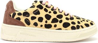 Scotch & Soda Multicolor Leather Low Top Womens Sneakers