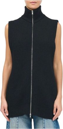 Maison Margiela Gilet - Dames - Sweatshirts & Hoodies - Zwart - Maat: M Zijde